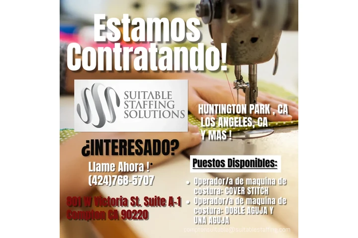 OPERADORES PARA COSTURA image 1