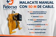 lleven Malacate manual con 50m en Mazatlan