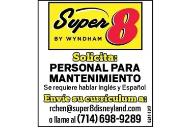 BUSCO PERSONA DE MANTENIMIENTO en Orange County
