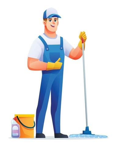 One male janitor image 1