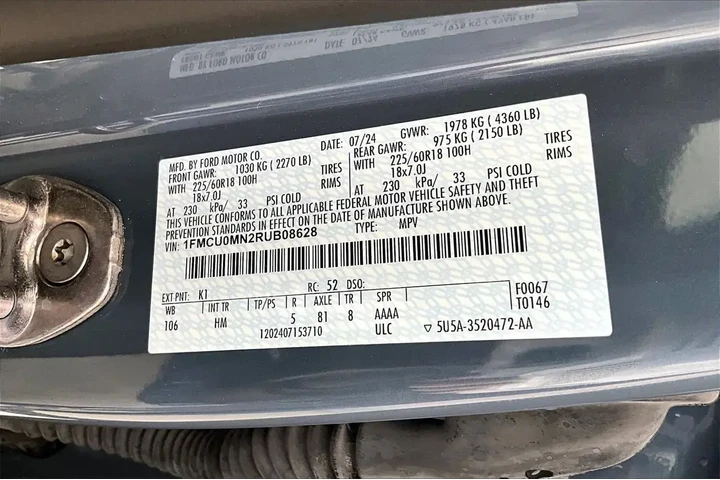 $21591 : Ford Escape 2024 ST-Line 4dr image 8