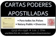 █► CARTAS PODER & APOSTILLADOS en Los Angeles