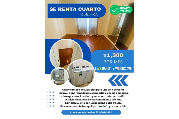 $1300 : Cuarto en Cudahy image 1