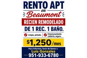 RENTO APT  de 1rec. 📍 en San Bernardino