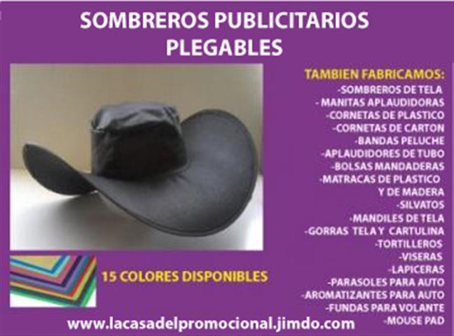 SOMBREROS PUBLICITARIOS image 5