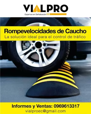 Rompevelocidades de Caucho image 1