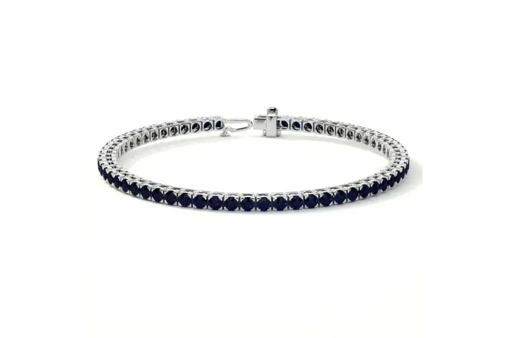 $2228 : Sapphire Tennis Bracelet image 1