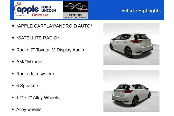 $11800 : Toyota Corolla iM 2017 4dr H image 10