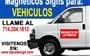 Letreros para carros en Orange County