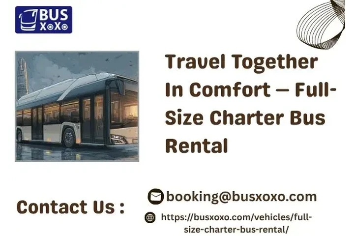 Full-Size Charter Bus Rental image 1