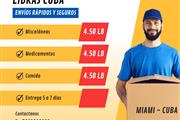 Envío libras para Cuba en Miami