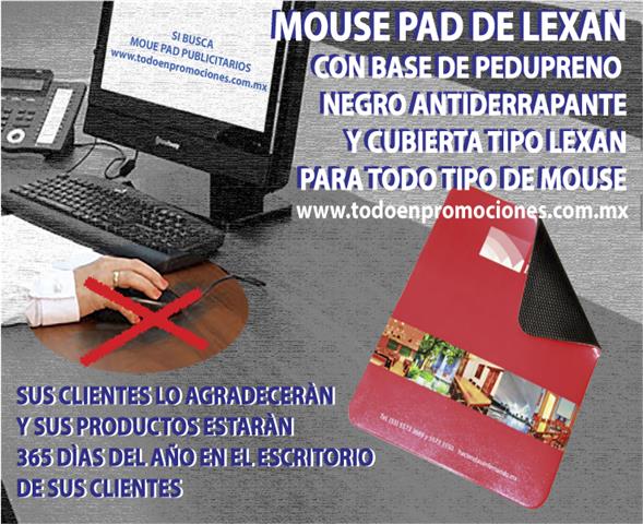 MOUSE PAD DE LEXAN image 1