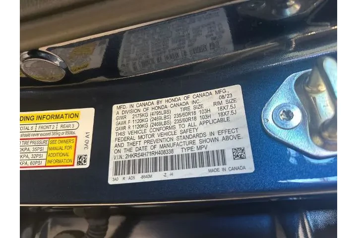 $32816 : Honda CR-V 2024 AWD EX-L 4dr image 10