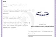 $3835 : Blue Sapphire Oval Bracelet thumbnail