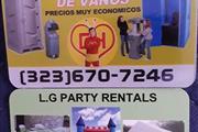 L.G Party rentals todo Limpio en Los Angeles