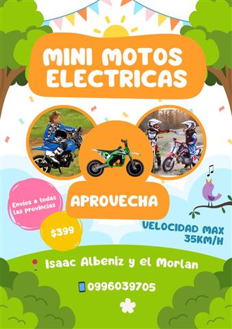 $399 : POR VACACIONES MINI MOTOS ELEC image 1