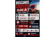 🚚BUSCAMOS CHOFERES CLASE:A en San Bernardino