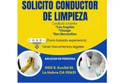 🚚CONDUCTOR DE LIMPIEZA 📍 en Los Angeles
