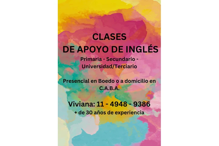 Inglés - Clases de Apoyo image 1