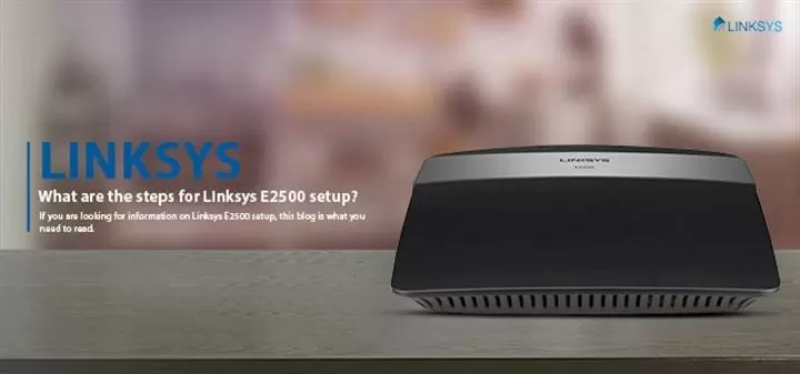 Linksys E2500 setup image 1