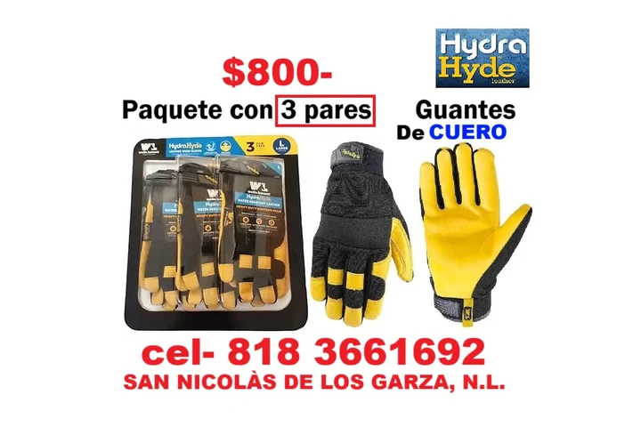 $800 : GUANTES para JARDINERIA CUERO image 1