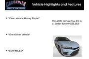 $25553 : Honda Civic 2024 EX 4dr Seda thumbnail