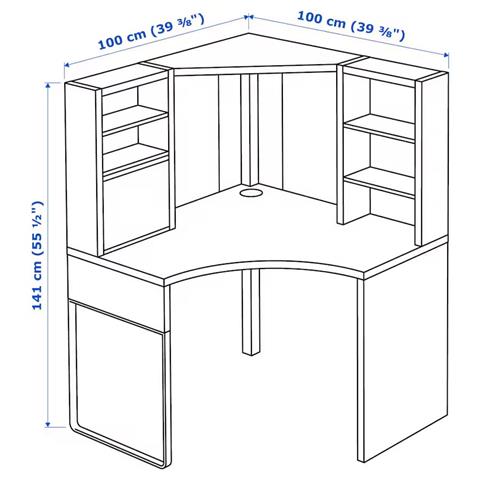$25 : Disponible escritorio IKEA image 1