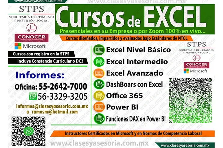 Cursos de EXCEL a domicilio image 1