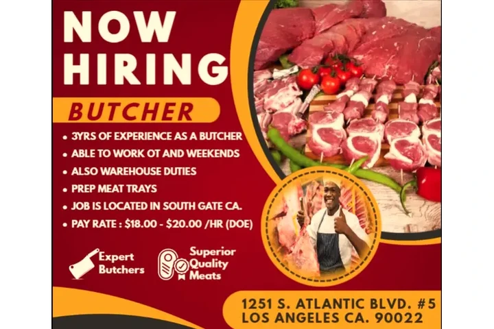 Now Hiring Butcher image 1
