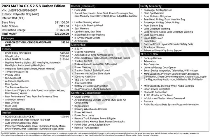 $26890 : Mazda CX-5 2023 AWD 2.5 S Ca image 3