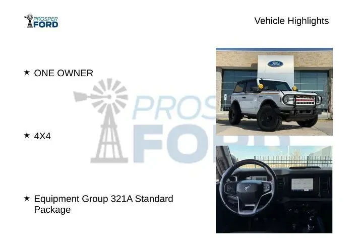 $31995 : Ford Bronco 2021 4x4 Base 2d image 5