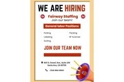 Now hiring for 1st shift en Orange County