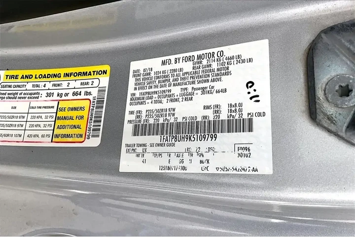 $15991 : Ford Mustang 2019 EcoBoost P image 8