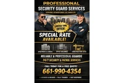 Professional security guard en Los Angeles