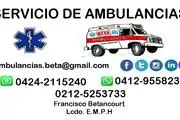 AMBULANCIAS BETA. CARACAS en Caracas