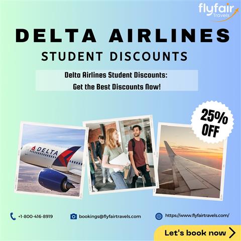 Delta Student Discounts! image 1