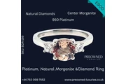 Buy Rare Morganite Ring Online en London