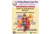 CONFERENCIA PÚBLICA ORDEN ROSA en La Paz