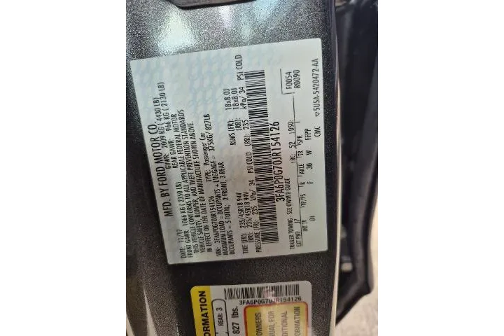 $11591 : Ford Fusion 2018 S 4dr Sedan image 5