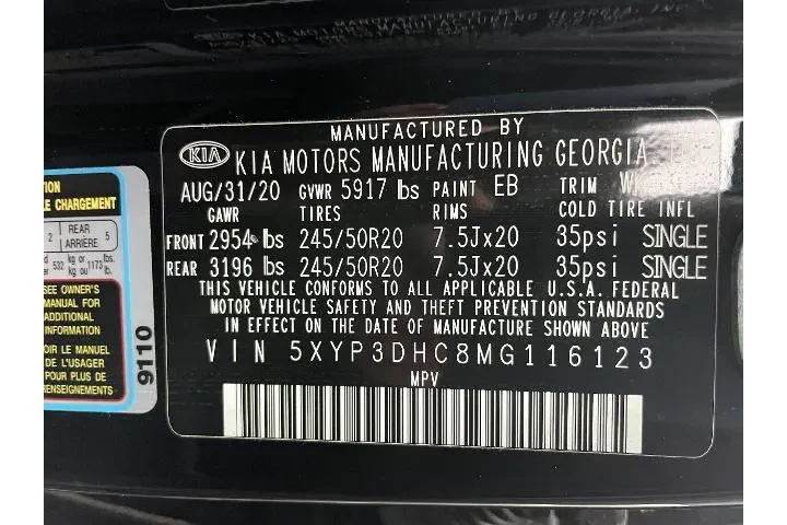 $24481 : Kia Telluride 2021 AWD EX 4d image 4