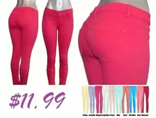 $12 : JEANS DE COLORES FASHION $12 image 1