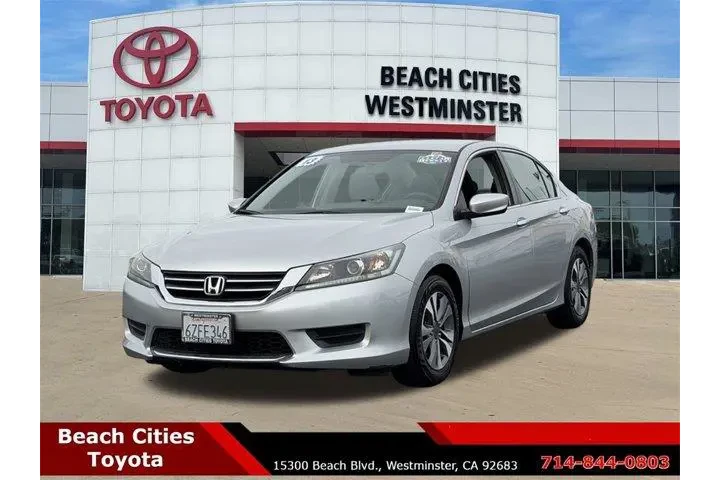 $12954 : Honda Accord 2013 LX 4dr Sed image 3