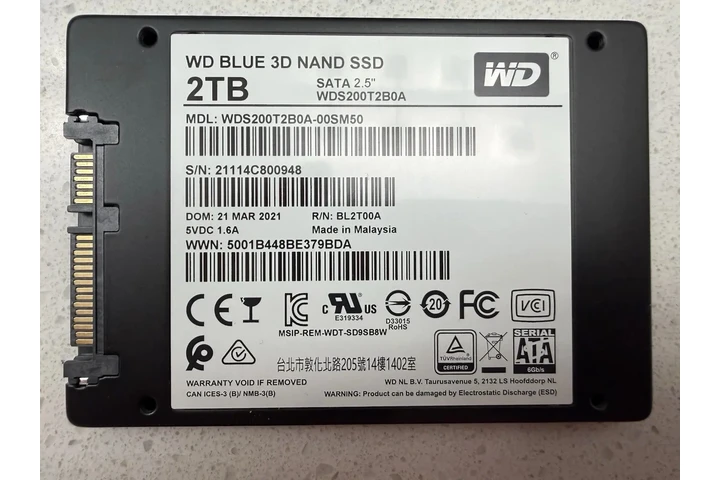 $250000 : Disco Interno SSD WD Bue 2 TB image 2
