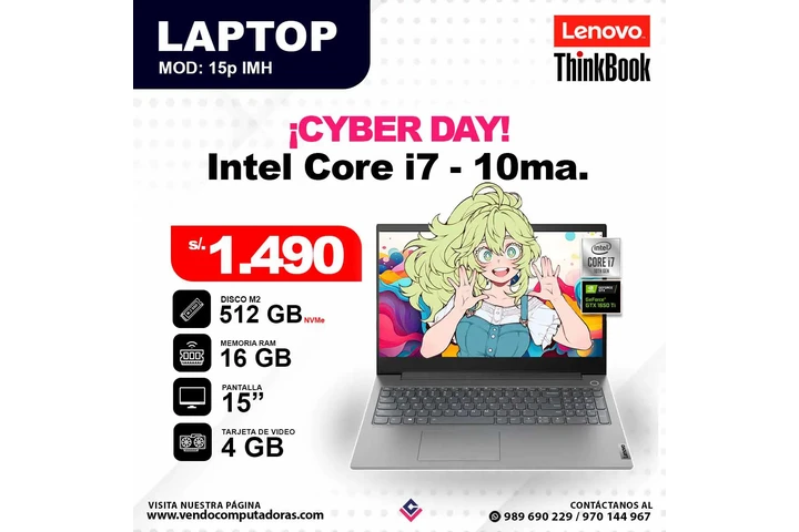 Laptop Intel Core i7 - 10ma. image 1
