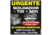 SOLICITANDO SOLDADOR en Riverside