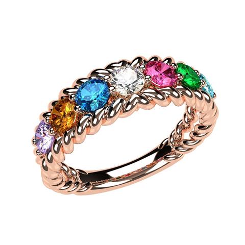 $299 : Birthstones Mother Ring image 1