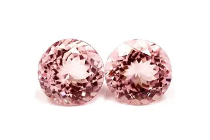 $13433 : Morganite Stone Pair image 1