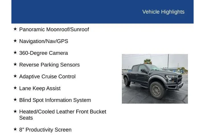 $39000 : Ford F-150 2018 4x4 Raptor 4 image 6