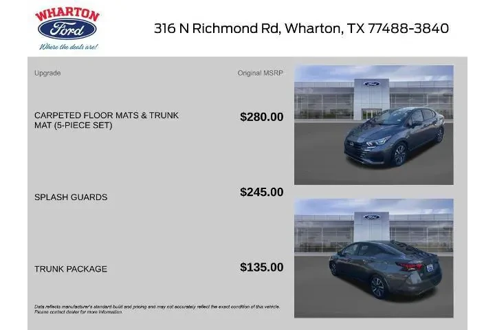 $17995 : Nissan Versa 2024 SV 4dr Sed image 2