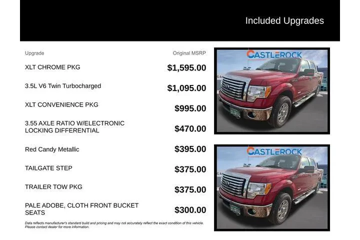 $16398 : Ford F-150 2012 4x4 XLT 4dr image 5